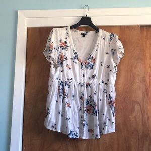 Torrid Floral Blouse